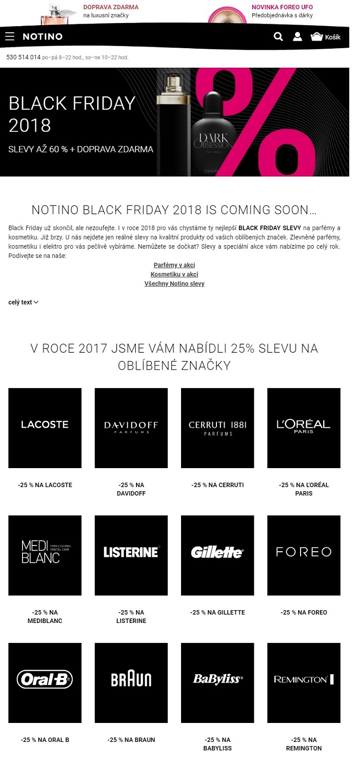 Notino Black Friday